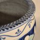 Blue flowerpot