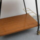 Bar trolley in wooden formica, 1960