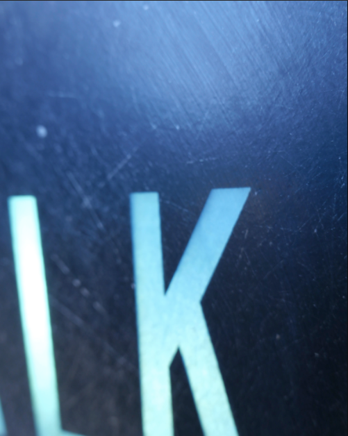 American fiberglass fire plate don't walk