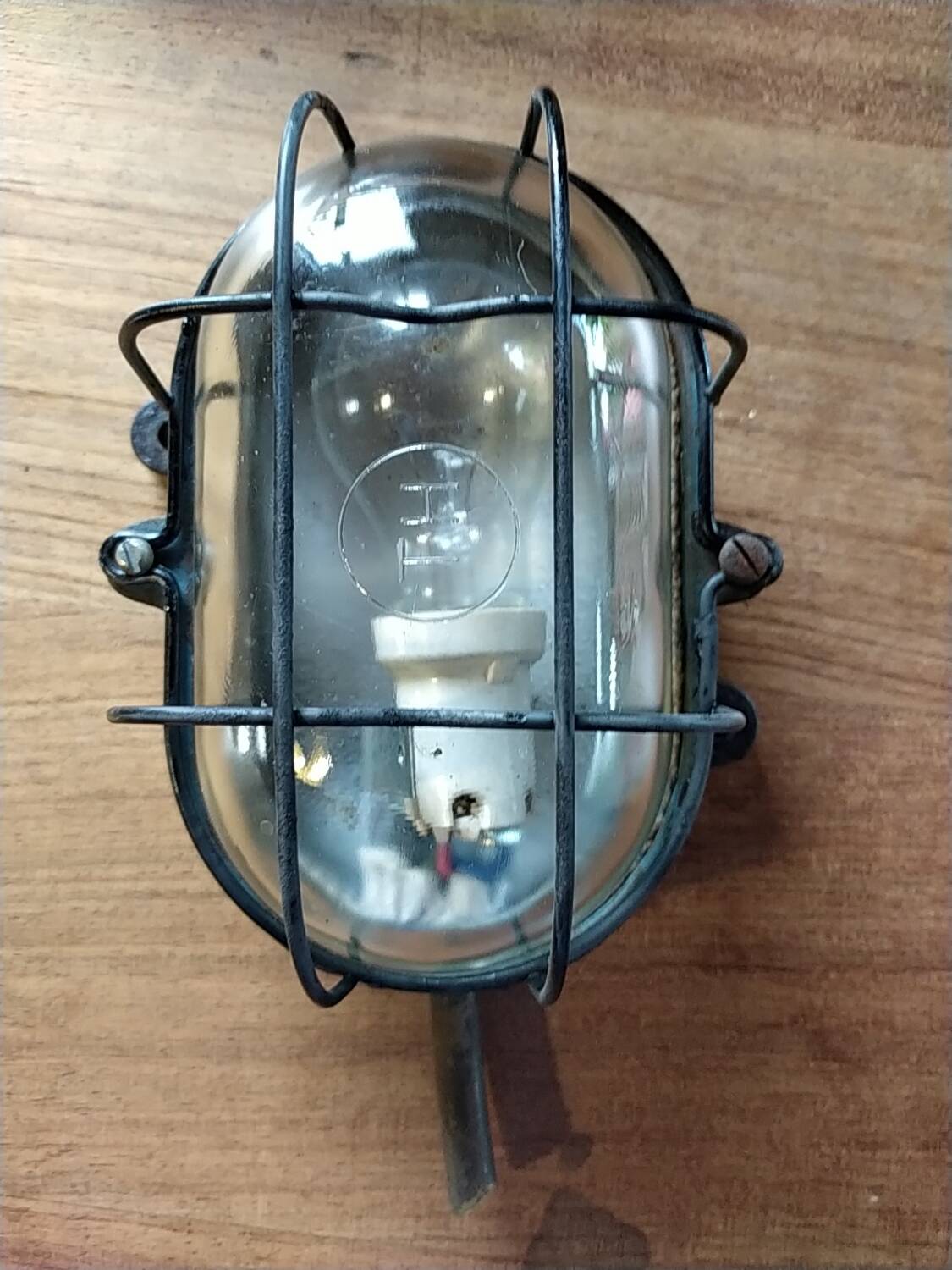 Industrial cast iron wall lights