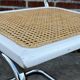 Cesca design chair model b32 in chrome white
