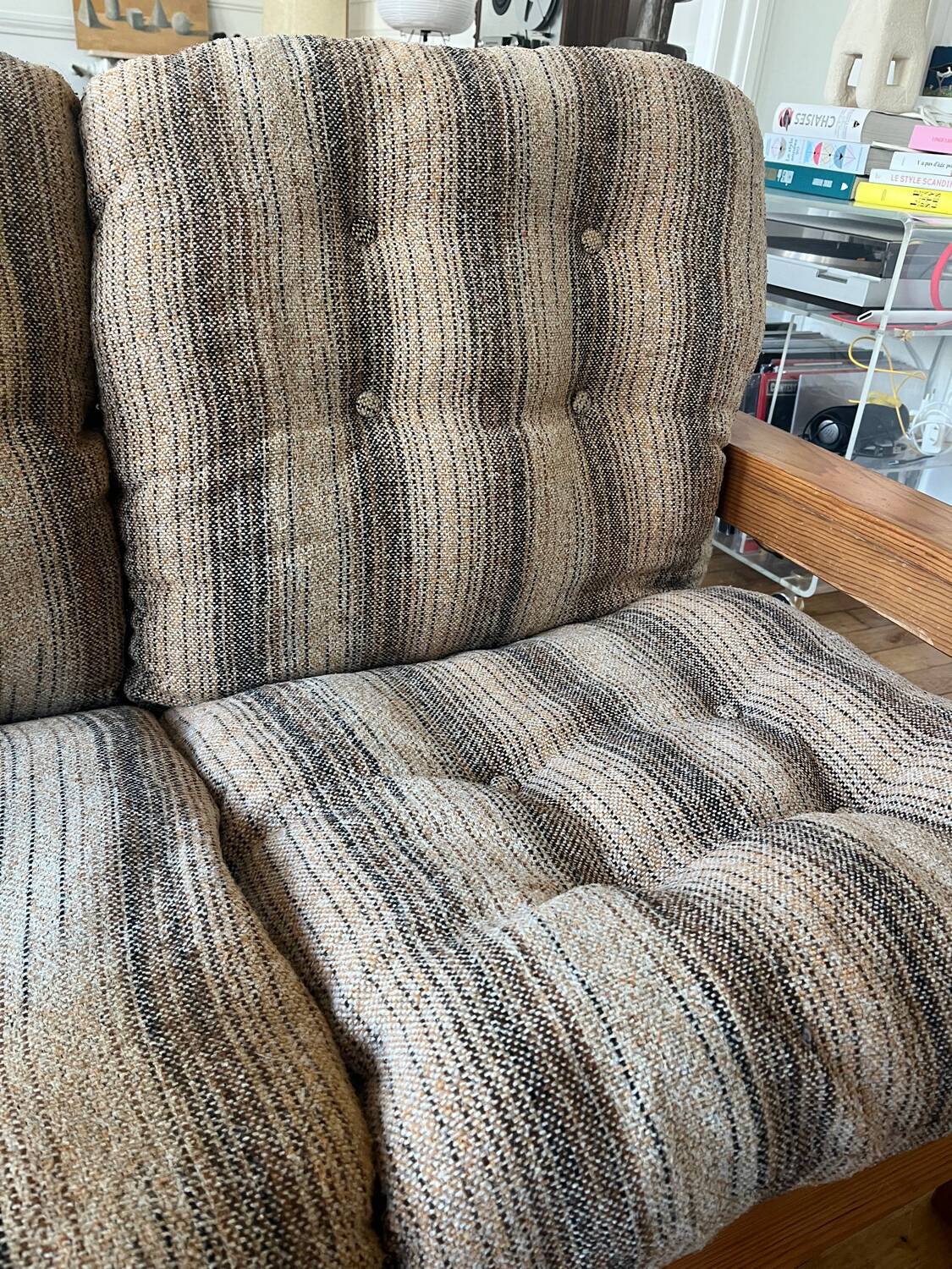 Vintage pine bench