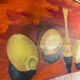 Oil on canvas modern still life signed