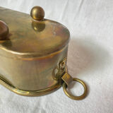 Cache-pot en métal vintage