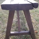 Oak farm bench