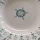 2 Gien ironstone soup plates, Sagittaire model