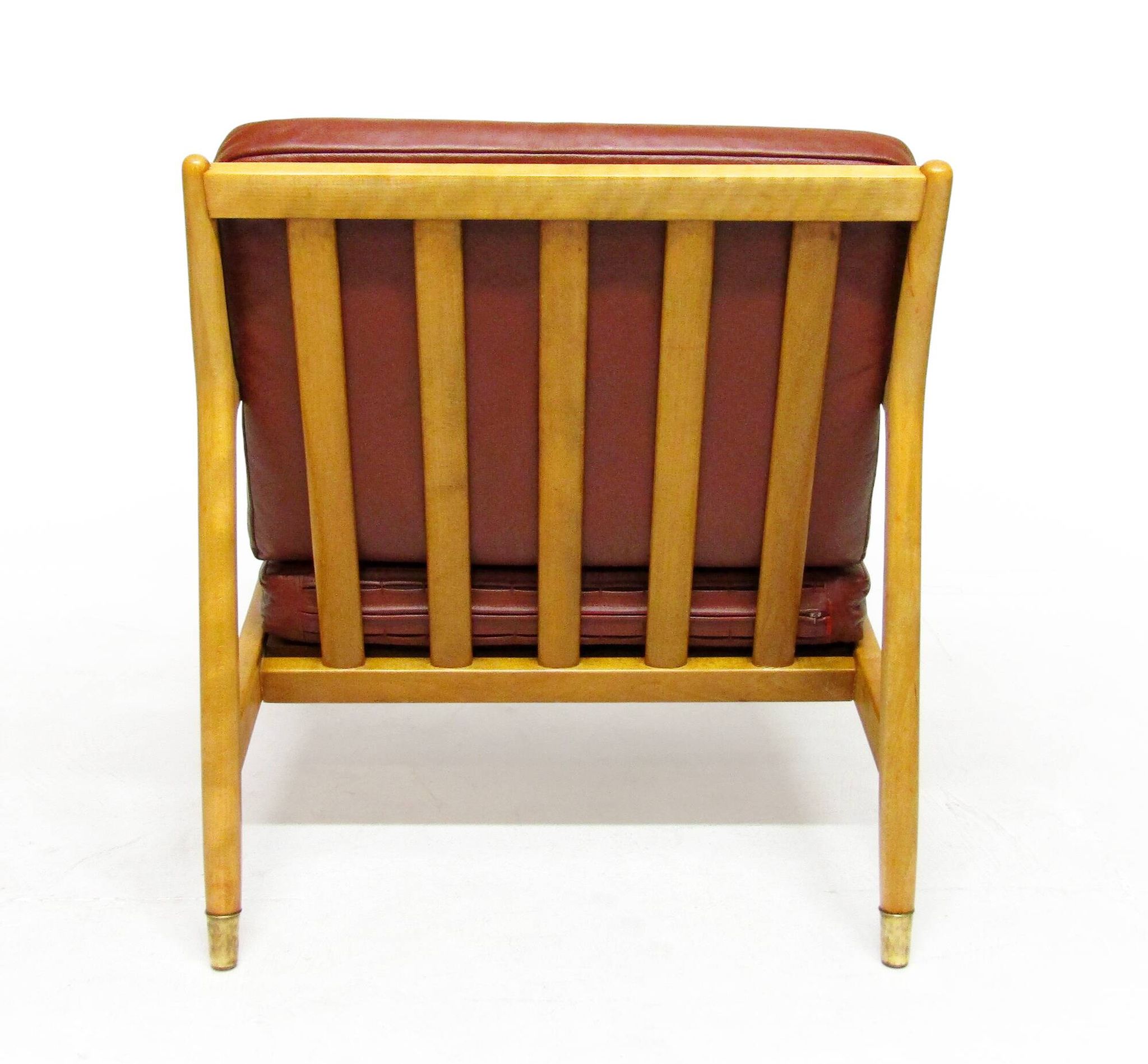 1950s Danish "USA 143" Lounge Chair by Folke Ohlsson for P Jeppesens
