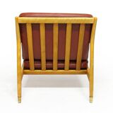 1950s Danish "USA 143" Lounge Chair by Folke Ohlsson for P Jeppesens