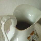 Swan neck porcelain water pitcher