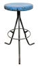 Grey Industrial Workshop Stool, 1960s