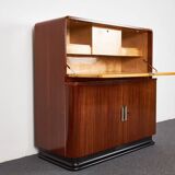 Meuble Secrétaire Art Déco Mid-Century en Acajou par Jindrich Halabala pour Up Závody, 1930s