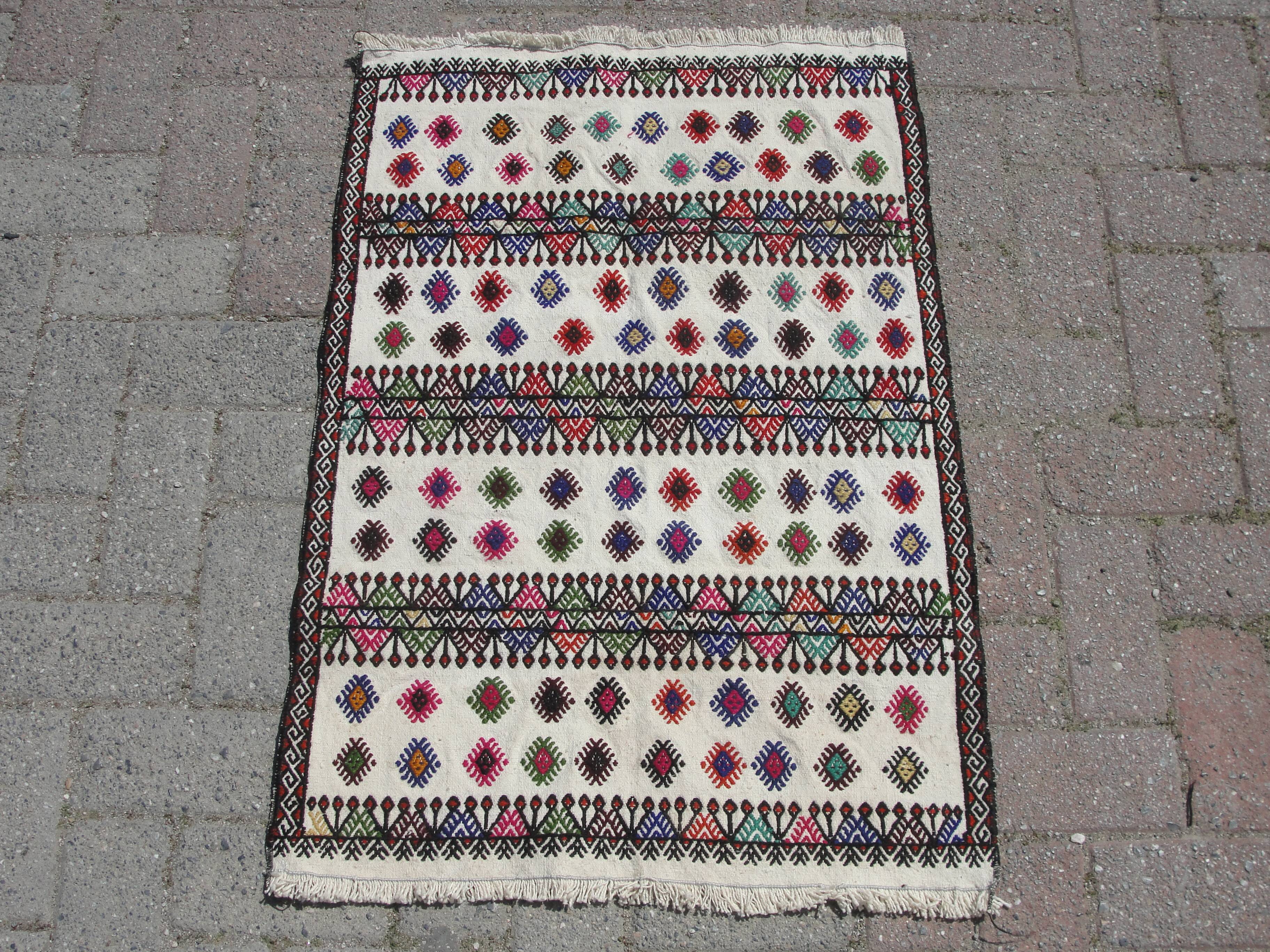 Small Cotton Doormat kilim rugs