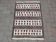 Petit paillasson en coton tapis kilim