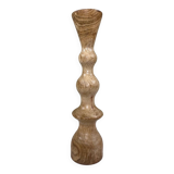 Wooden candle holder
