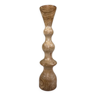 Wooden candle holder