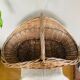 Wicker rattan log basket from the 1970s/80s