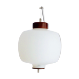 Suspension opaline and teak 60s