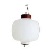 Suspension opaline and teak 60s