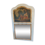 TRUMEAU Louis XVI, Large Model, in gilded wood from the 19th century