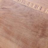 Art Deco curved wood console