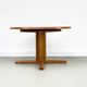 Table de Salle à Manger Ronde en Teck avec Extension, Danemark, années 1970