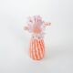 Orange vase, Italian design, 1960s, made in Italy