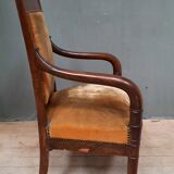 Empire style mahogany armchair