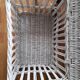 Bleached wicker trunk - toy chest
