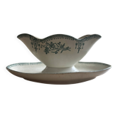 Sauce boat on stand Art Deco Saint-Amand model 4003