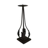 Candlestick wrought with its original candle iron