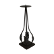 Candlestick wrought with its original candle iron