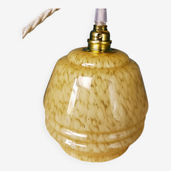 Yellow Clichy globe table lamp