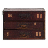 Antique Japanese auxiliary cedar ko-dansu, Meiji period (circa 1870-1900) #48