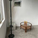 Italian style marble effect halogen floor lamp