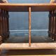 Vintage side table – Wooden structure and open shelf