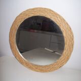 Wicker mirror 26cm
