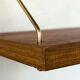 Vintage teak wall shelf