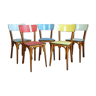 5 chairs bistro Baumann 60s