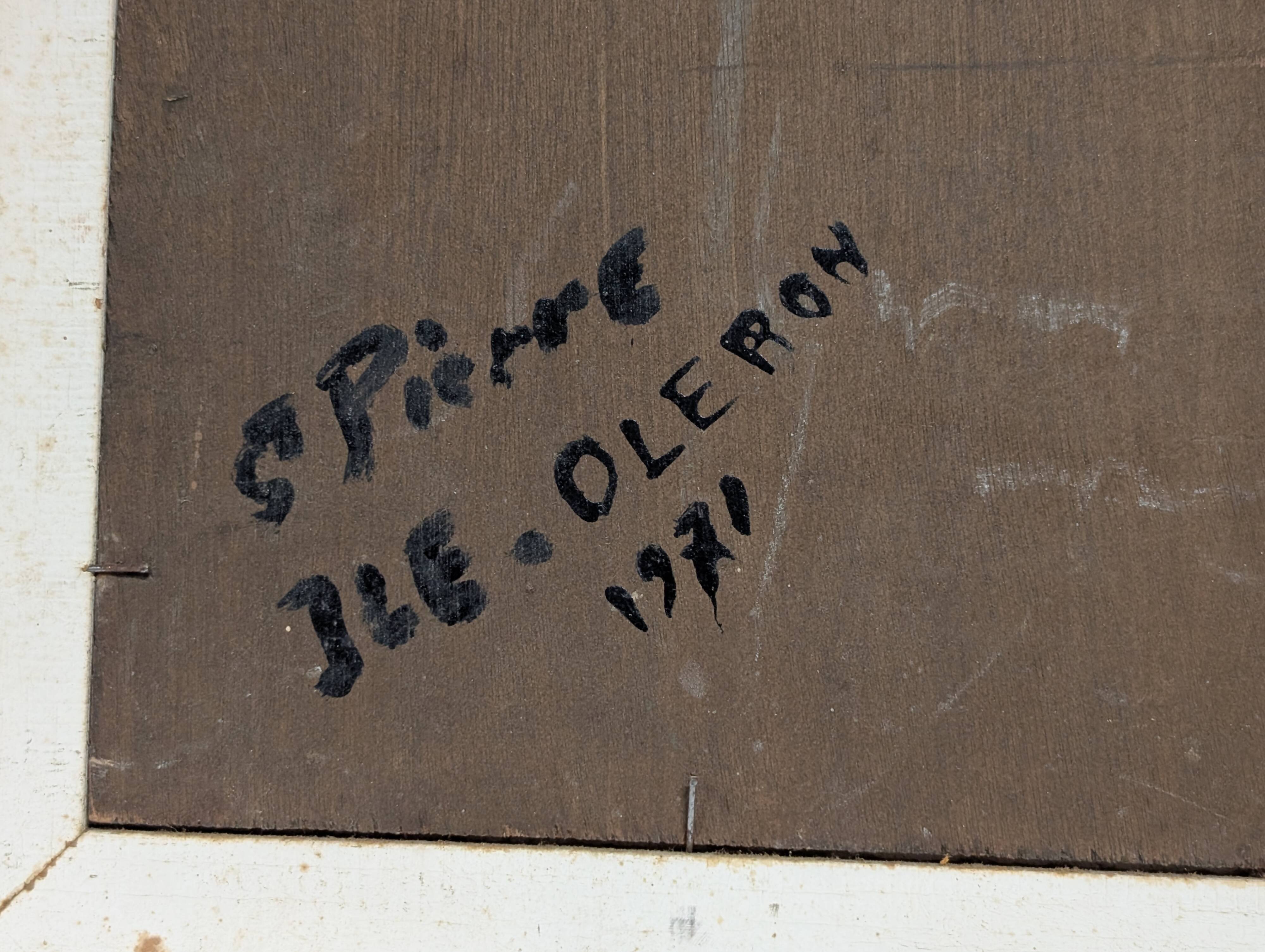 Old oil painting 1971
