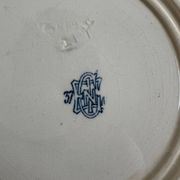 Assiettes plates gien 1937 guirlandes