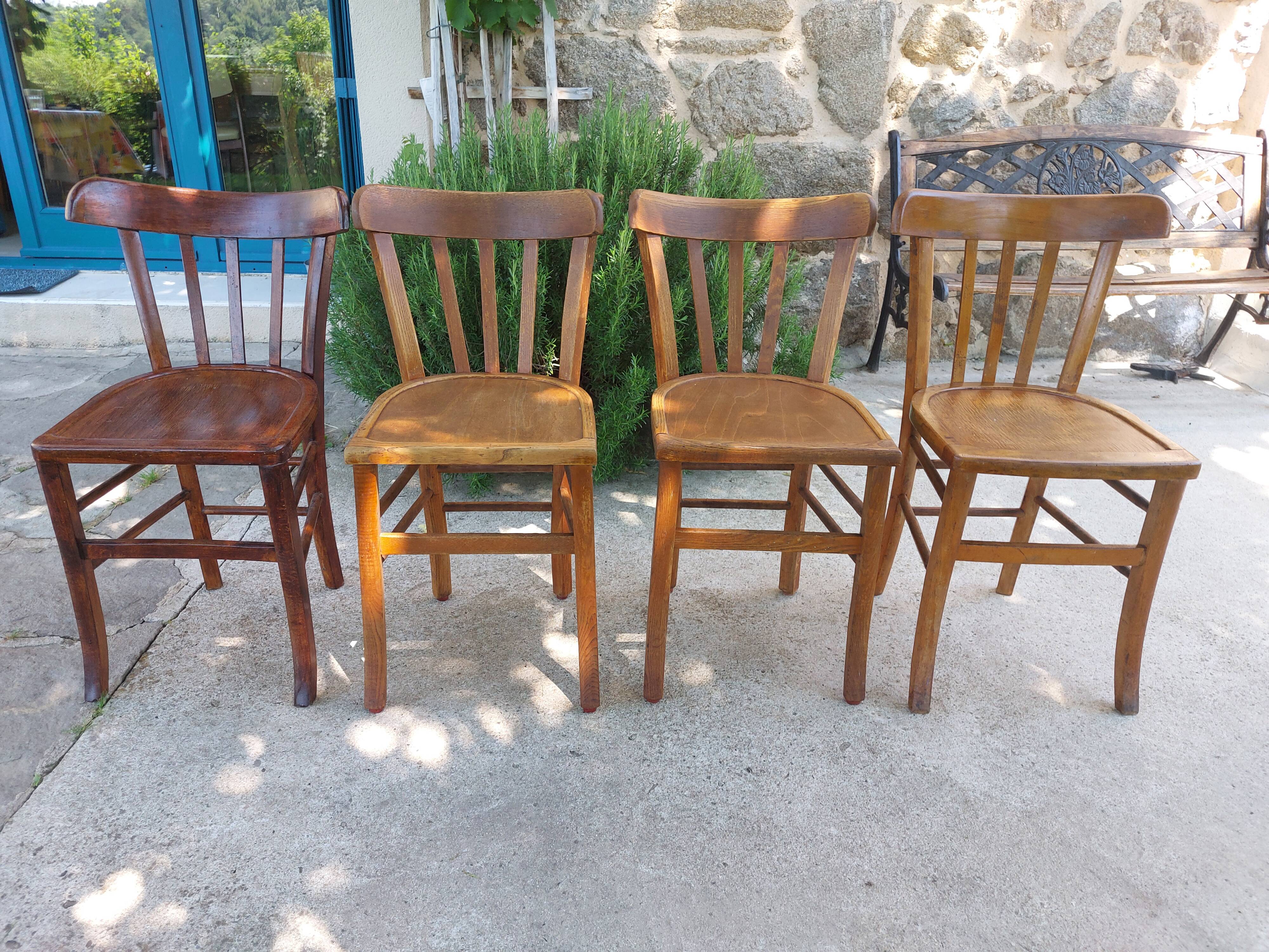 4 bistro chairs