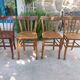 4 bistro chairs