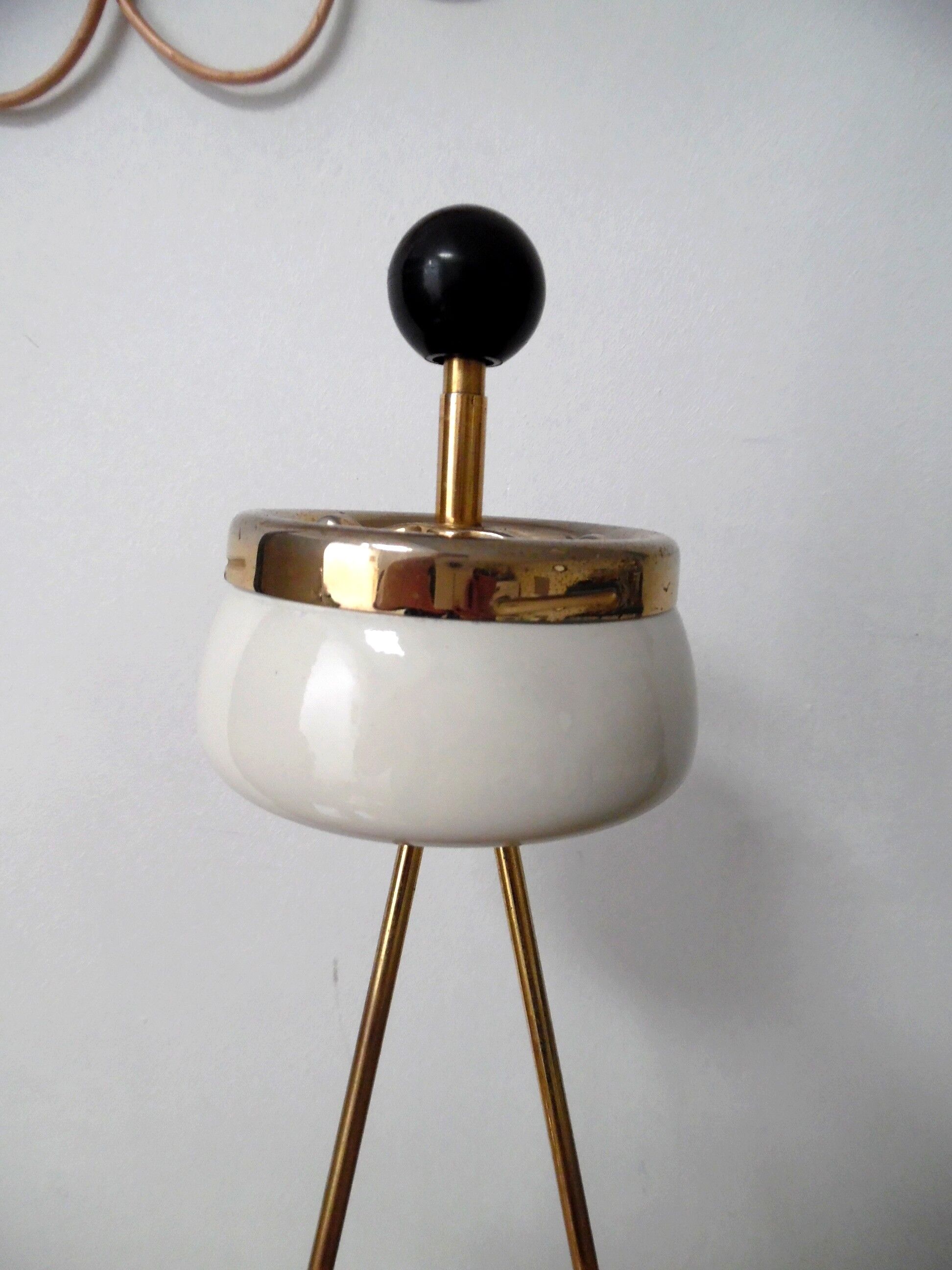 Vintage ashtray on feet