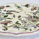 7 flat plates Gien model cornucopia 1938 1960