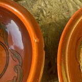 Assiettes creuses en terre cuite vernissée Maroc