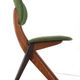Set of 4 AwA Scissor Chairs - teak mid century modern - new upholstery