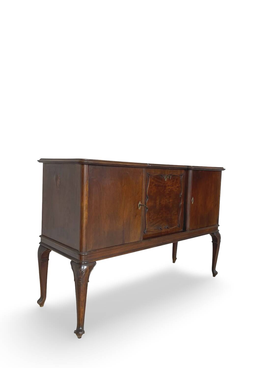 Élégant buffet italien fabriqué par Galleria G. Malafronte, Rome, années 1940