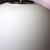 Pair of opal glass pendant lights