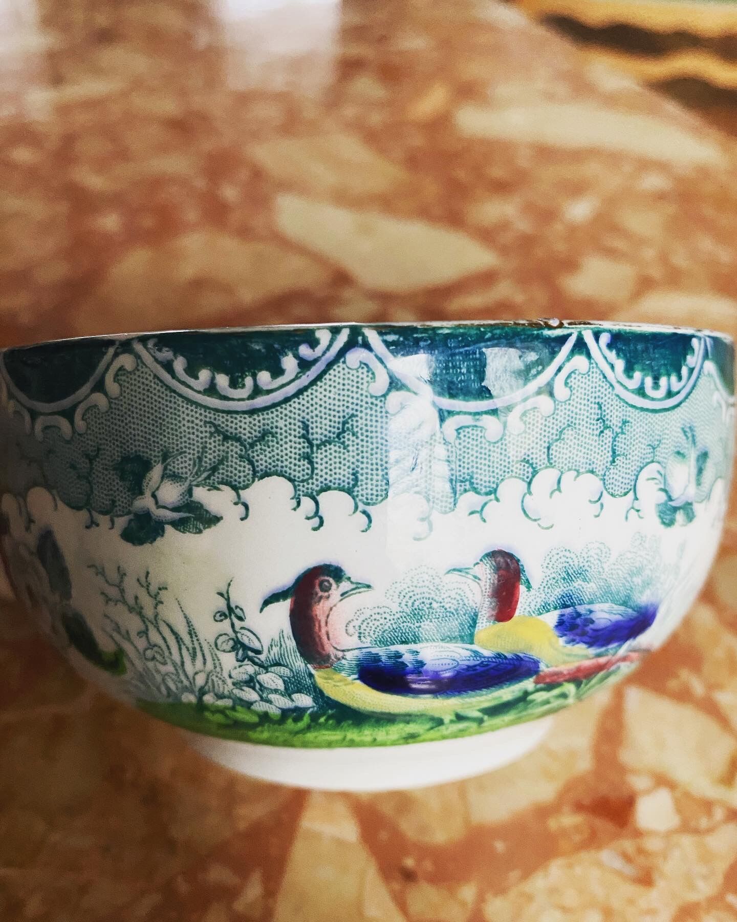 Vintage cup with handle