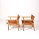 Pair of The Spanish Chair model BM2226 armchairs by Børge Mogensen